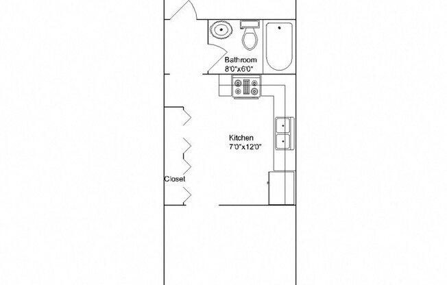 1 bed, 1 bath, 550 sqft, $1,325