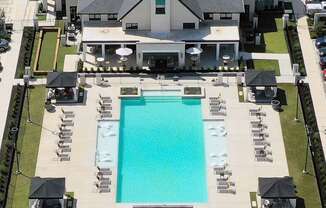 a view of the pool from above at the hyatt regency at The Fitzroy San Marcos, San Marcos