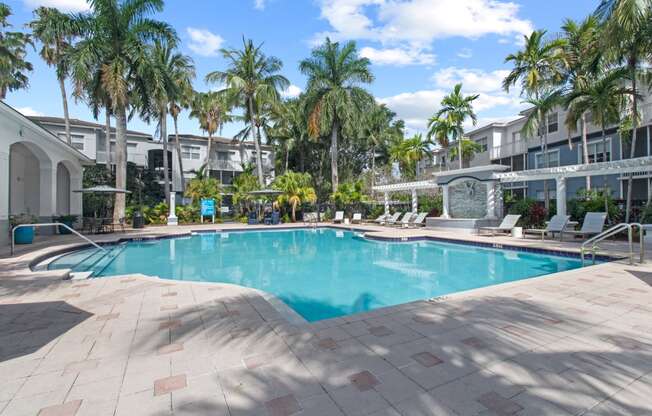 Outdoor Pool at Verona at Boynton Beach Apartments in Boynton Beach, FL 33426