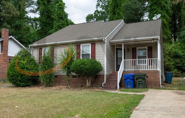 3BR, 2BA Durham Home with Deck and LVP Flooring