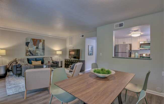 Muse Apartments in Little Rock AR table