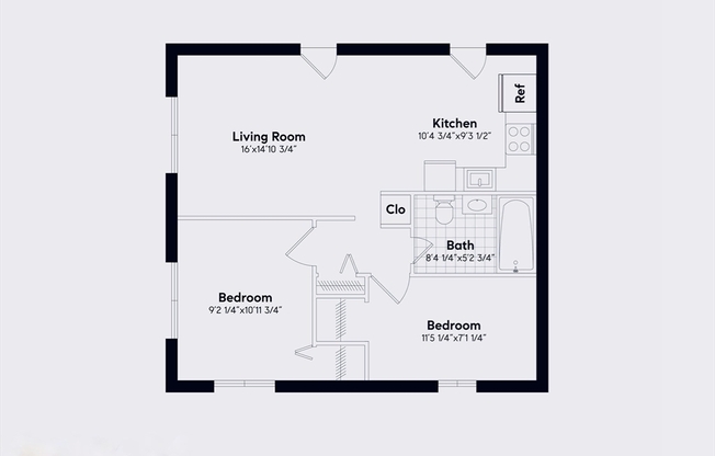 2 beds, 1 bath, 750 sqft, $2,900, Unit 8