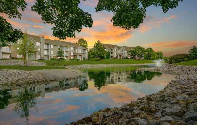 Breathtaking Lake View at Sunscape Apartments, Roanoke