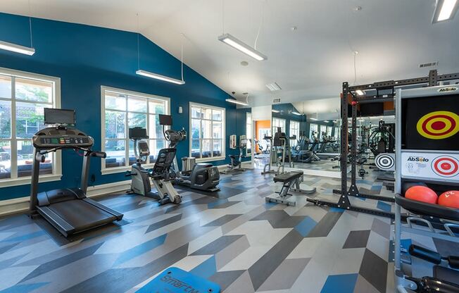 interior clubhouse fitness center