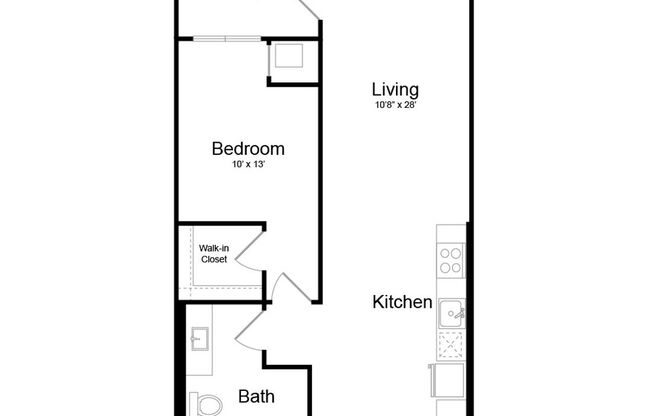 1 bed, 1 bath, 791 sqft, $2,150, Unit 211