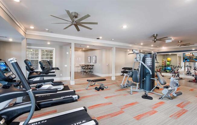 Fully Equipped Fitness Center at Century New Holland, Georgia