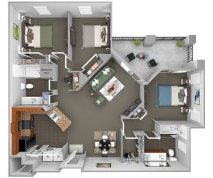 3 beds, 2 baths, 1,327 sqft, $1,997