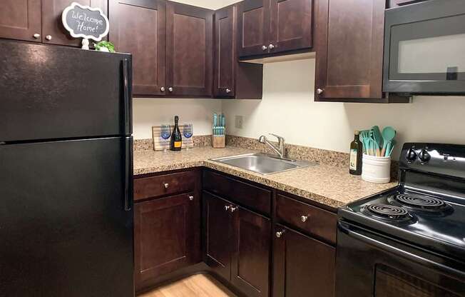 Fully-equipped kitchens