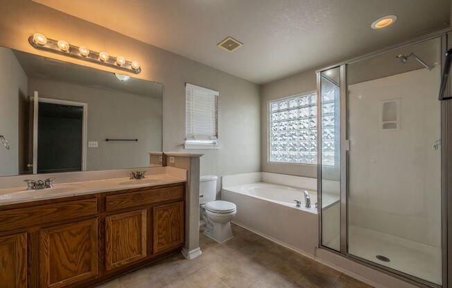 Large two story, two bedroom, two and a half bath