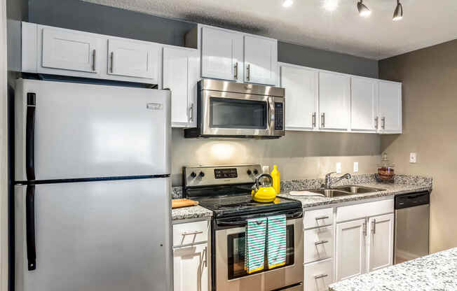 Kitchen at Sloan Square, Atlanta, Georgia.