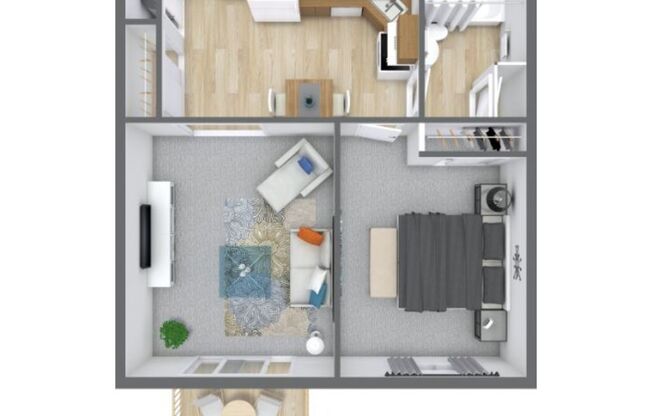 1 bed, 1 bath, 575 sqft, $850, Unit 35-06A