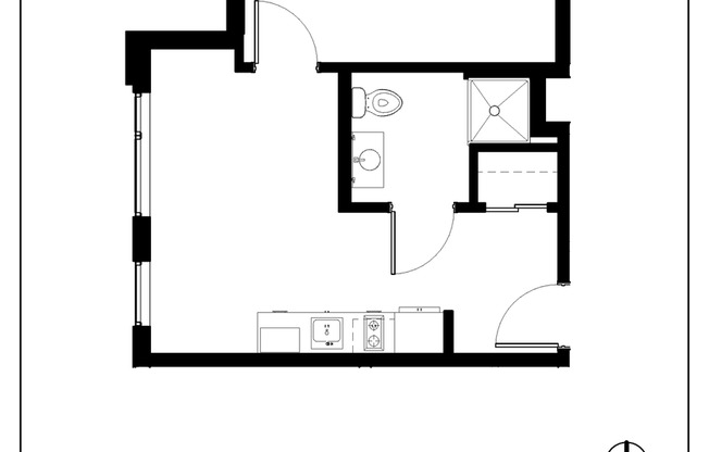 1 bed, 1 bath, 400 sqft, $1,325, Unit 409