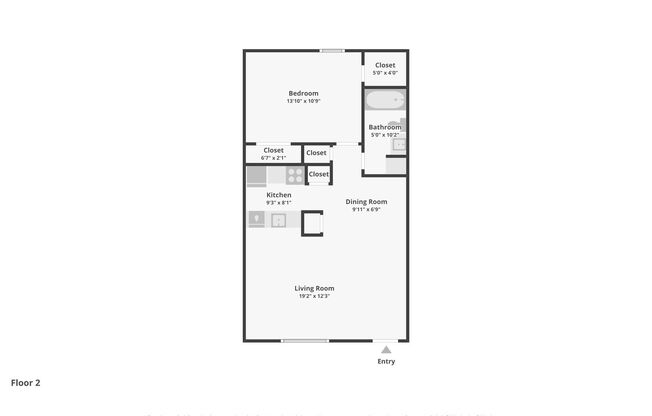 1 bed, 1 bath, 700 sqft, $1,224, Unit LAW7-108