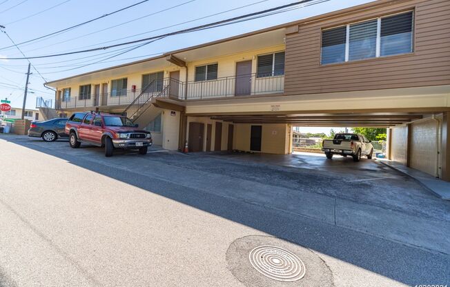 1-bedroom 1-bath Corner Unit with 1 ASSIGNED PARKING, WATER & SEWER INCLUDED!