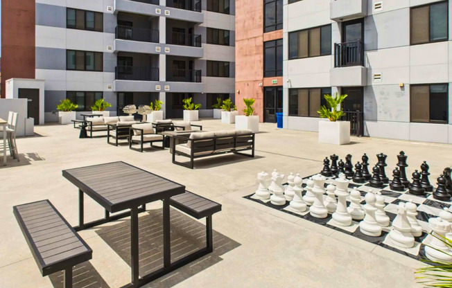 Outdoor BBQ & Game Area