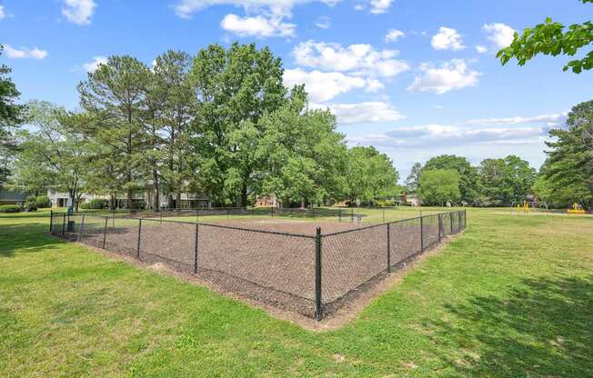 Ourdoor space at Lexington on the Green, North Carolina