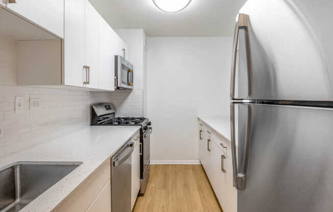 Kitchen with Stainless Steel Appliances