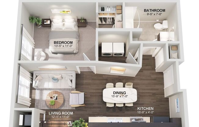 1 bed, 1 bath, 644 sqft, $995, Unit Bldg 5 Apt 5316