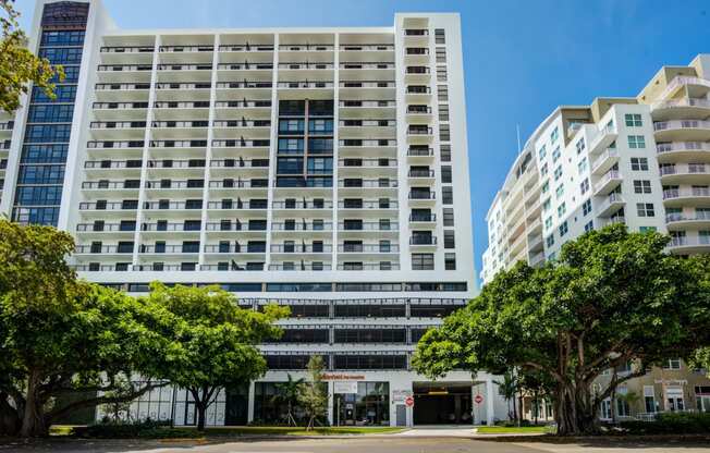 outside High-Rise property building