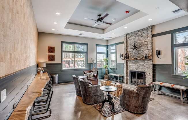 Fireplace Lounge at Woodcreek, Poulsbo
