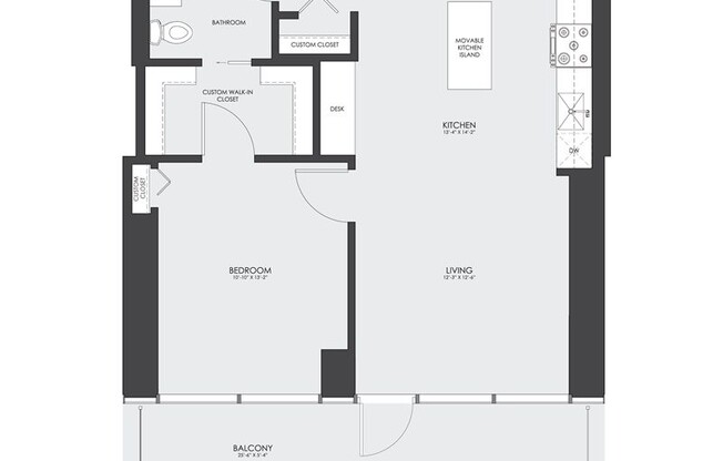 1 bed, 1 bath, $3,415