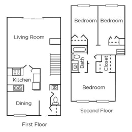 3 beds, 1.5 baths, 1,217 sqft, $1,499