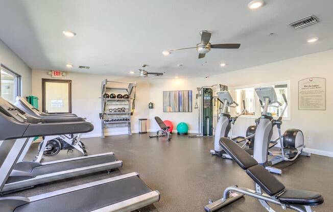 Fitness Center  at Stone Canyon Apartments, Riverside, California