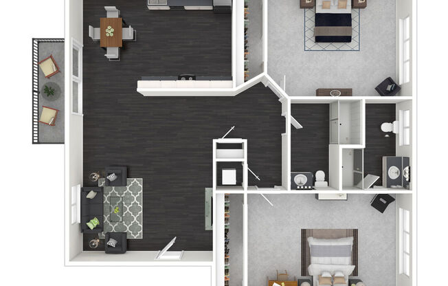 2 beds, 2 baths, 900 sqft, $2,905