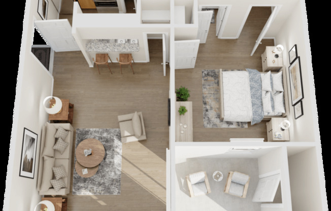 1 bed, 1 bath, 500 sqft, $750