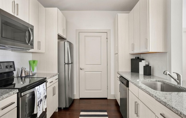 Upgraded Modern Gray Finish Home - Kitchen