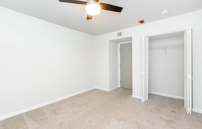 a door in a room
