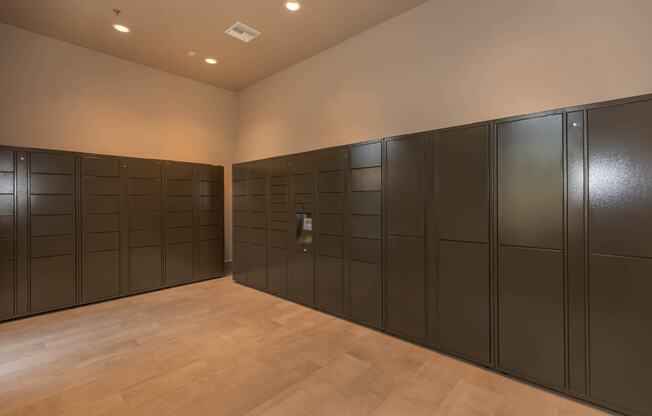 Mail room at Level 25 at Cactus by Picerne, Las Vegas, NV, 89141