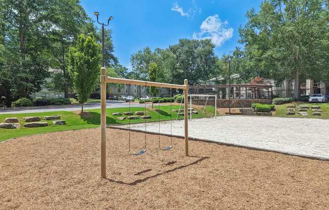 A  swing set