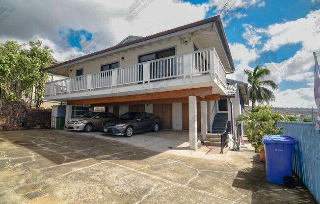 4 bedroom, 3 bath attached home.