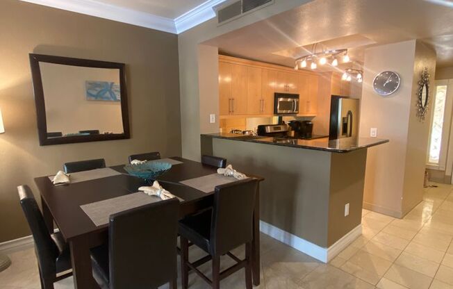 Fully furnished 2 bedroom unit in 24/7 guard gated community