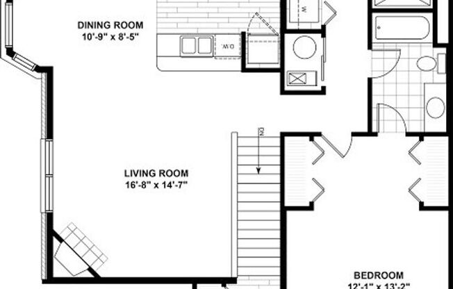 2 beds, 2 baths, 1,207 sqft, $1,520, Unit 5304 LLN #132