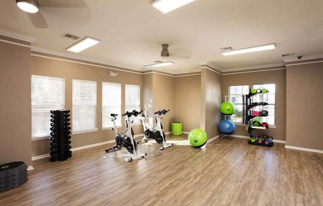 Virtual training and yoga room