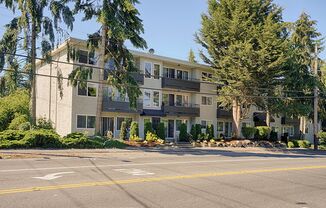 Spacious unit nestled across from Bitterlake Park & Lake, walk to shops and stores!