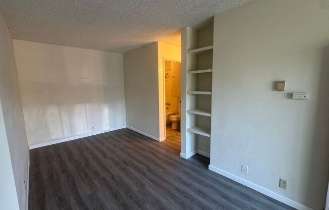Beautiful studio apartment in a well-maintained building on Solano Ave