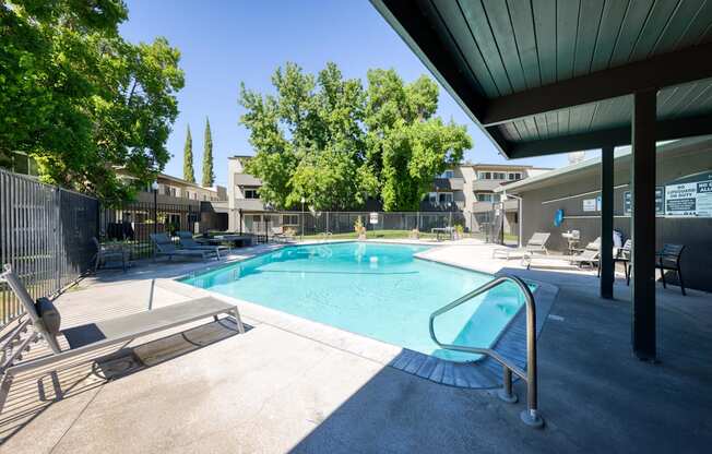 take a dip in our resort style pool
