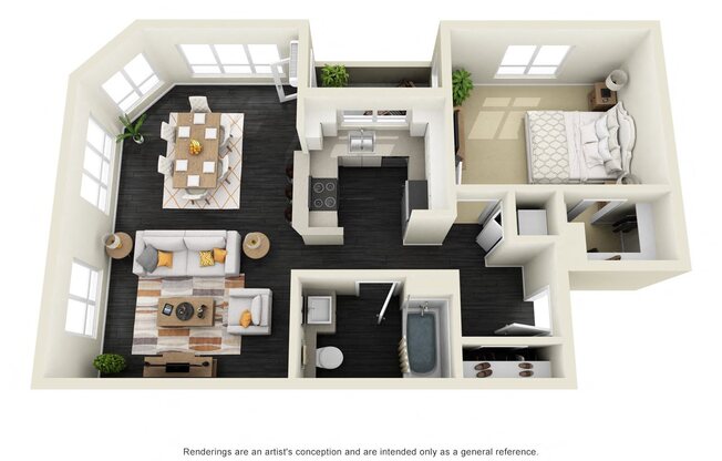 1 bed, 1 bath, 822 sqft, $1,825