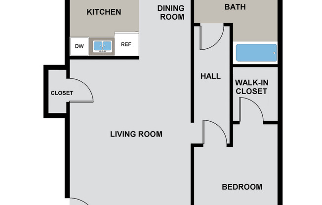 1 bed, 1 bath, 680 sqft, $2,415, Unit 133