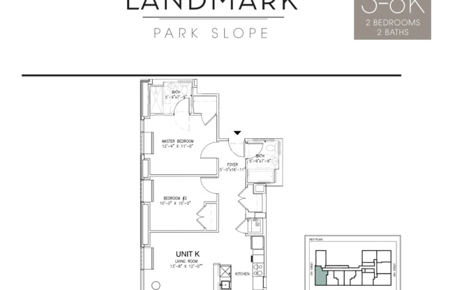 2 beds, 2 baths, $5,806, Unit 4K