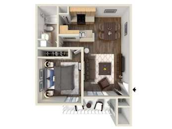 1 bed, 1 bath, 700 sqft, $1,880