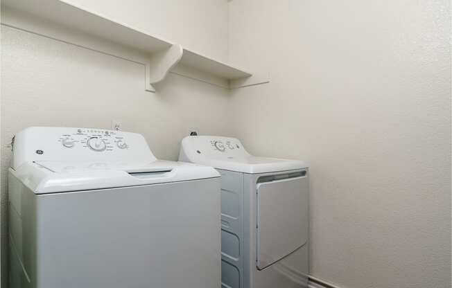 renovated laundry room