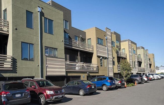 Exterior Building Brand New Apartments for Rent | Mason at Hive Apartments in Oakland, CA Now Leasing