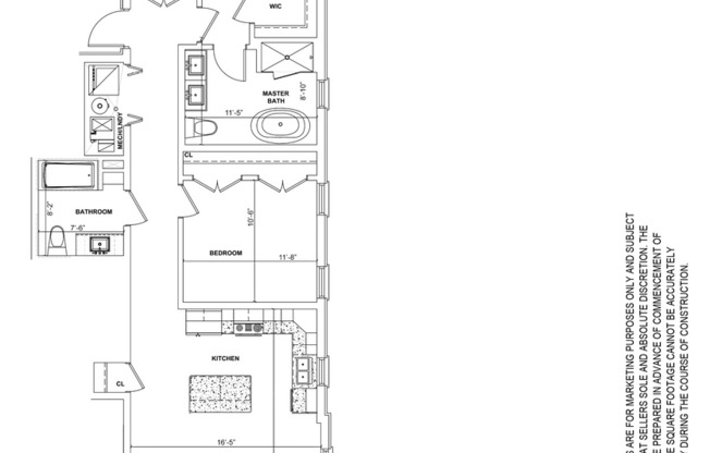 2 beds, 2 baths, 1,230 sqft, $2,550, Unit 800-2E