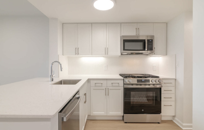 Kitchen with Stainless Steel Appliances