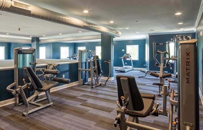 Fitness_Center_Logans_Landing_Apartments in Lynchburg VA