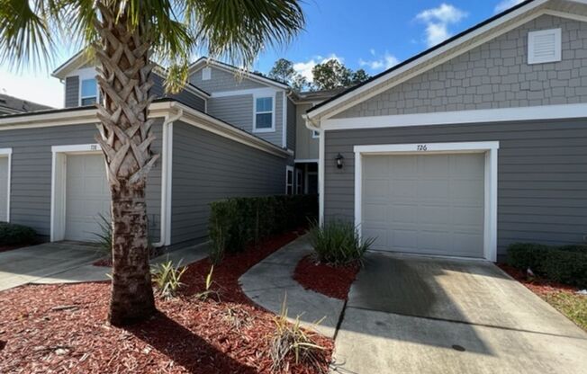 Beautiful 2 bedroom, 2.5 bathroom unit townhome for rent in the Palisades at Durbin Crossing!